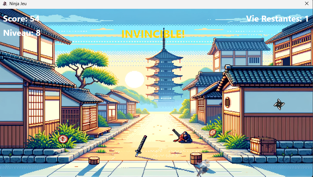 Action du jeu Evit'Shuriken