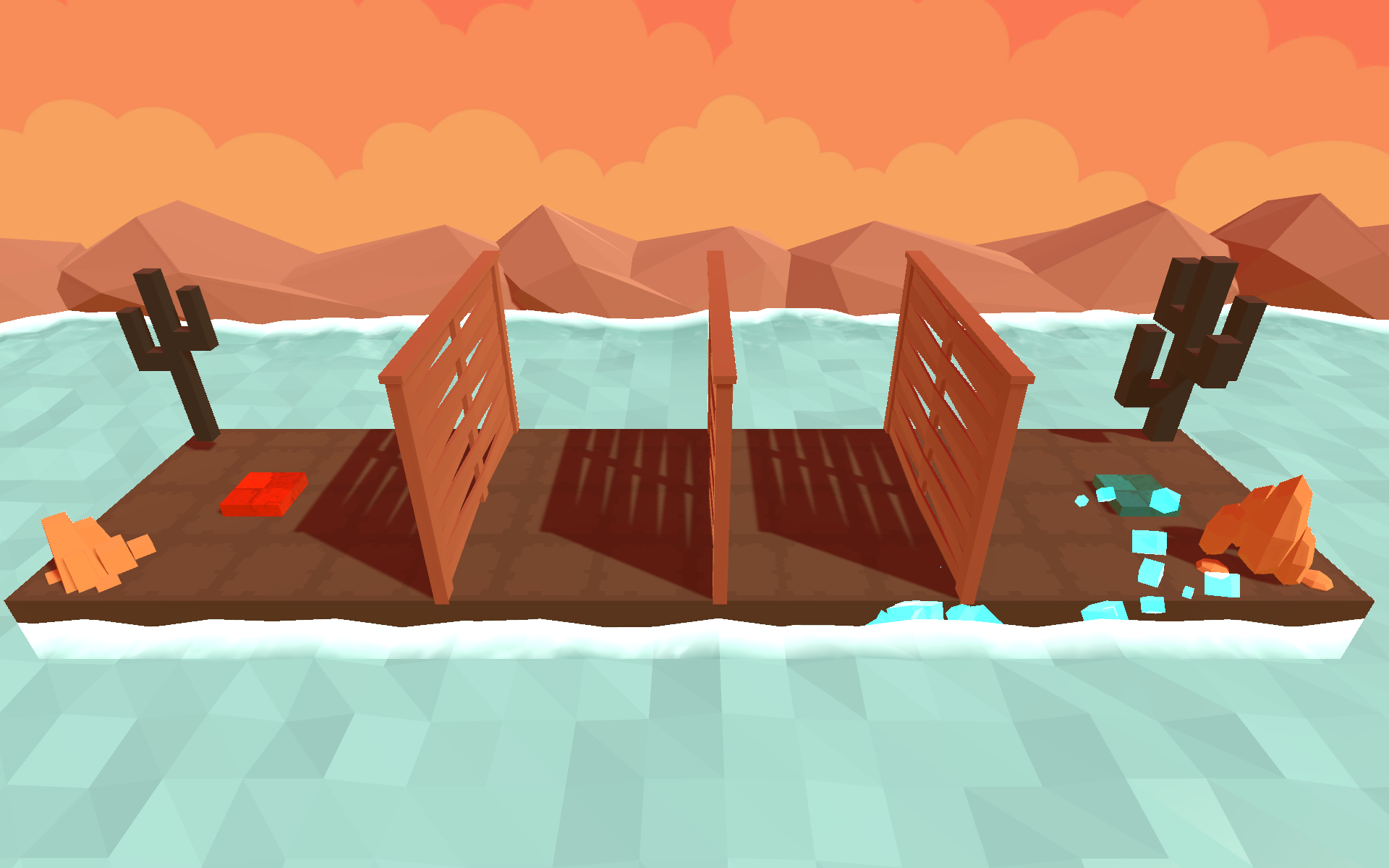 Animation de décès du personnage KUBE